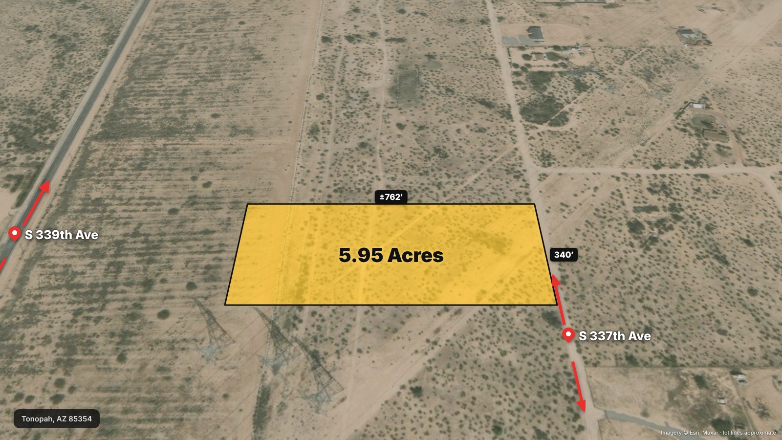 5.95 acres off S 337th Ave, Tonopah