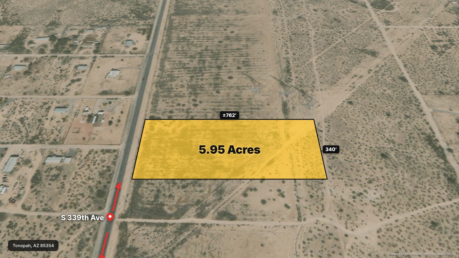 5.95 acres on S 339th Ave, Tonopah