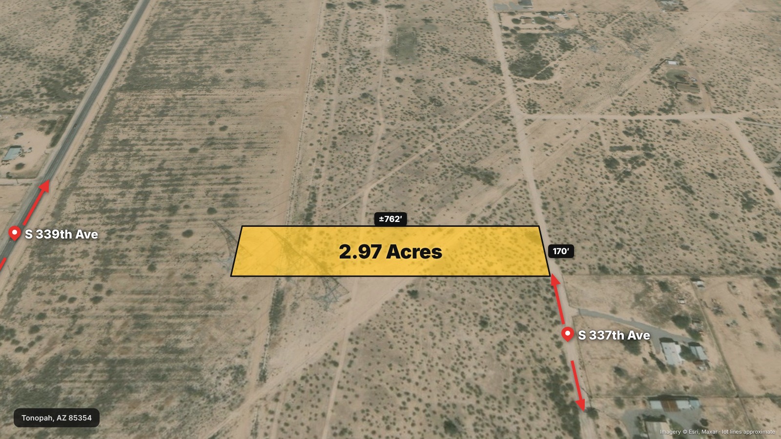 2.97 acres off S 337th Ave, Tonopah