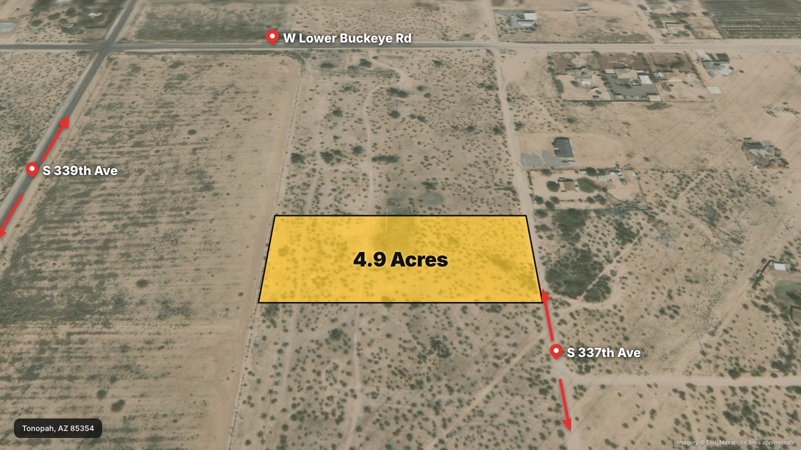 4.9 acres on S 337th Ave, Tonopah